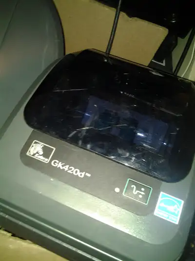 Zebra GX420d Thermal Label Printer USB/Serial/Ethernet 200+zebra, View more