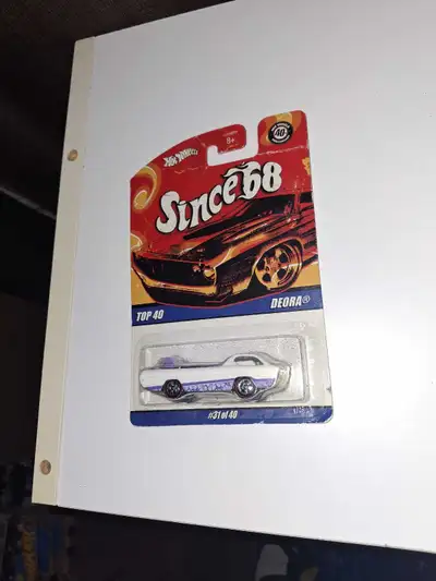 Deora Hot Wheels Since '68 Top 40 2008 card is creased , View more