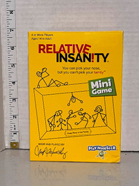 Relative Insanity Hilarious Mini Party Game Foxworthy Ages 14+