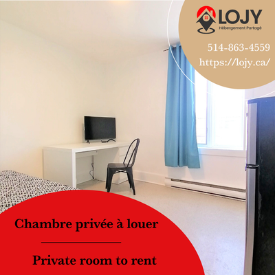 Chambre privée à louer à Valleyfield Disponible pour location court ou long terme. Non fumeur! https...