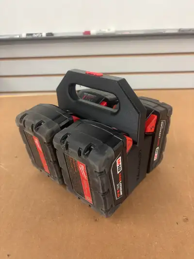 Milwaukee M18 Battery Caddy Holder (4 or 6 Batteries), Packout, View more