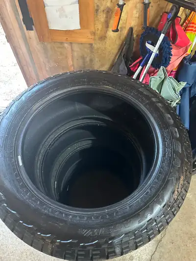 Tred 11/32, only 20,000 KM, All terrain tires only one year old.