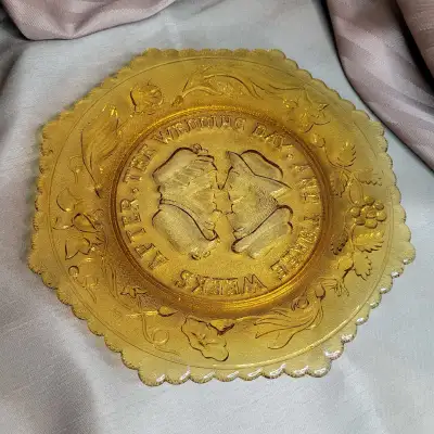 Beautiful Vintage 7 1/2" WESTMORELAND THE WEDDING DAY AND THREE , View more