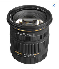 Sigma 17-50mm f/2.8 for Nikon Camera Lens