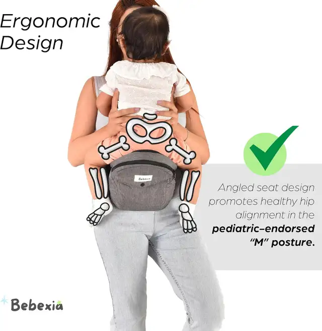 ❤️NEW IN BOX: Baby Carrier with Hip Seat in Strollers, Carriers & Car Seats in Markham / York Region - Image 4