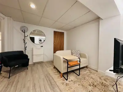 Fully furnished private 2-bedroom suite with separate entrance, ideal for professionals or healthcar...