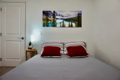 Not your typical Basement suite… 900 square feet of Modern, Spacious, Furnished, Legal Walkout Basem...