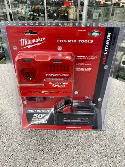 Milwaukee M18 XC8.0 Battery with Charger, View more