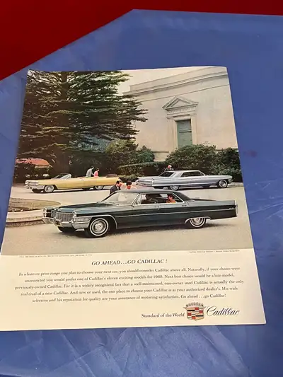1965 Cadillac Sedan de Ville Original Ad, View more