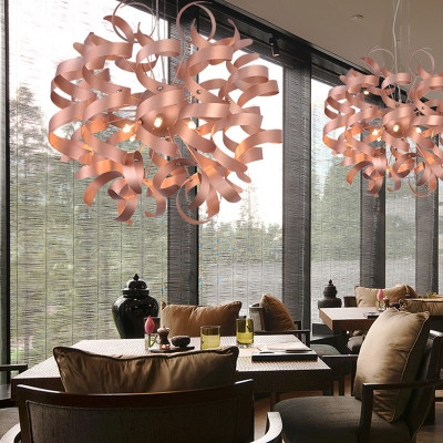 NEW Beautiful Halo HL612632 Spiral Ribbon 6-LED Pendant Light in Indoor Lighting & Fans in St. Catharines - Image 2