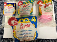 Vintage 1994 McDonald's Happy Meal Barbie Toys Sealed