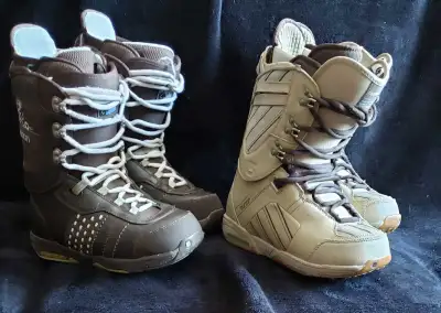 Burton Snowboard Boots Womens size 8 and 9$165 each Dark brown a, View more