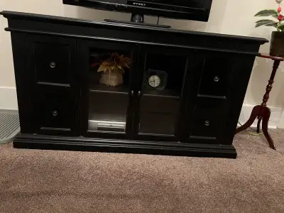 Black distressed colour in great shape. Size 48” w x 17” d x 26” h