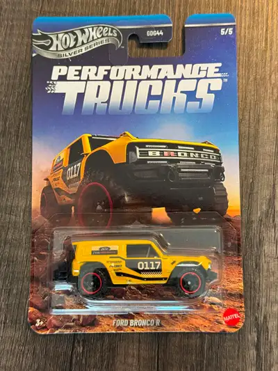 Hot wheels silver series Ford Bronco R yellow, View more