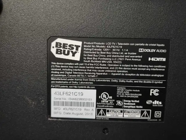 43" Toshiba FireTV with Voice Control Remote & LED Backlight in TVs in Ottawa - Image 9