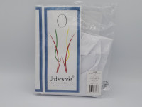 Underworks Magicotton Binding Bra #3108 XL 38" white / brassière