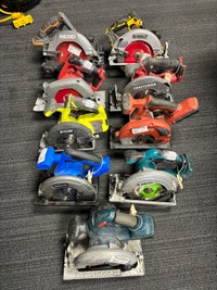 Various Circular saws -Battery powered Oshawa / Durham Region Toronto (GTA) Preview