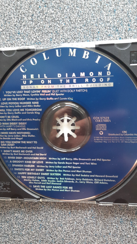 Cd musique Neil Diamond Up on the Roof Music CD dans CD, DVD et Blu-ray  à Lévis - Image 2