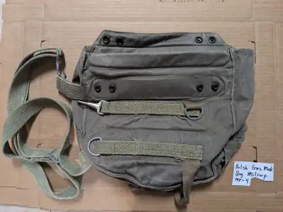 Vintage polish gas mask bag MP4 military surplus, View more