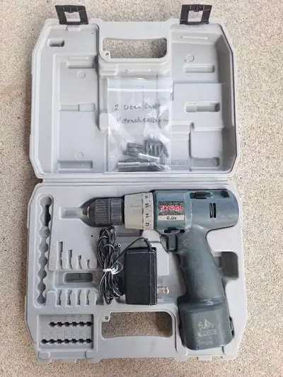 RYOBI HP61K 6V CORDLESS DRILL, View more