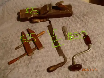 Antique Wood Working Tools for sale, View more