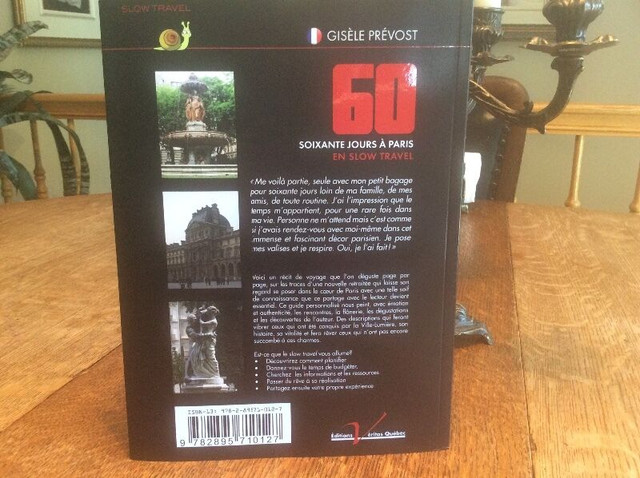 Livre 60 jours à PARIS / Gisele Prévost dans Autre  à Laval/Rive Nord - Image 2
