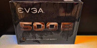 New EVGA 500W Power Supply for Gaming Desktop PC