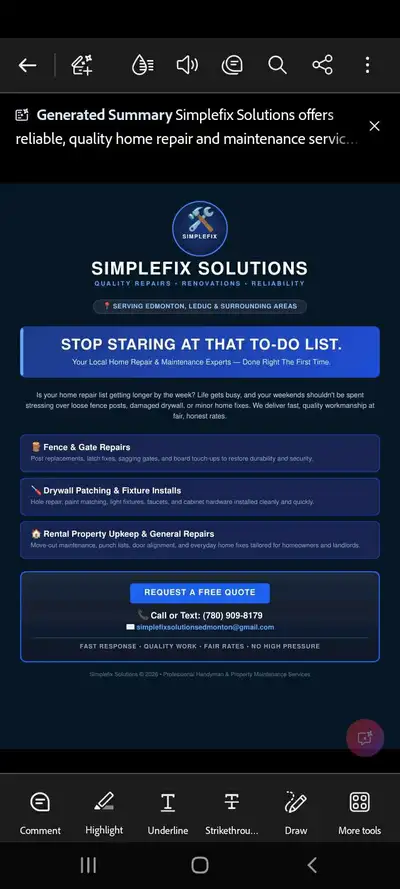 Reliable Handyman & Home Repair Services – Simplefix Solutions, View more