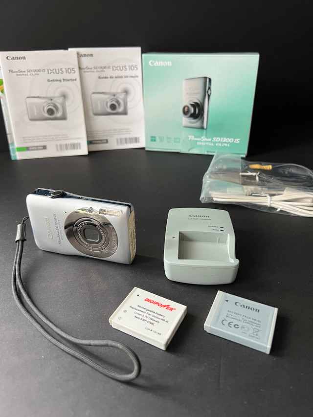 Canon PowerShot SD1300 DIGITAL caméra digitale 12.1 mega pixel in Cameras & Camcorders in Gatineau - Image 2