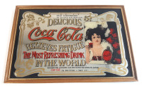 9 " x 13" Vintage Coca-Cola Delicious Relieves Fatigue Mirror