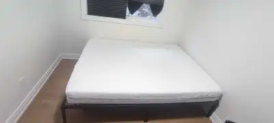 IKEA Queen Size bed + bed mattress , View more