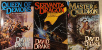 Three books in The Lord of the Isles series by David Drake