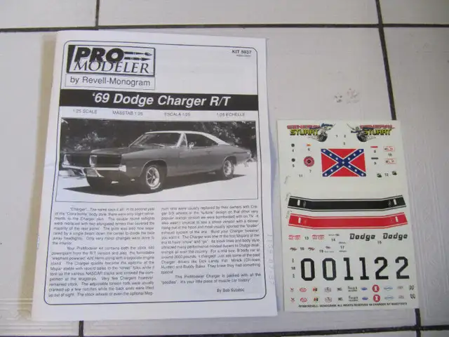 Revell Monogram Pro Modeler 69 Charger R/T Still NIB Circa 1999 in Arts & Collectibles in Mississauga / Peel Region - Image 8