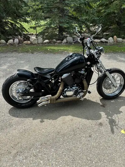 Up for grabs “noise complaint” 2003 Honda shadow bobber 750 ace Bought this bike as a project in a b...