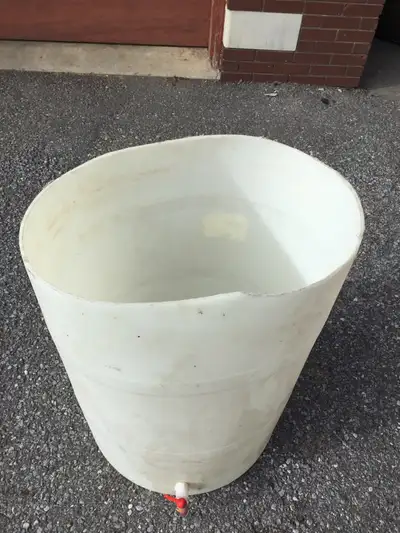 45 Gallon Plastic Drum With Spigot, View more