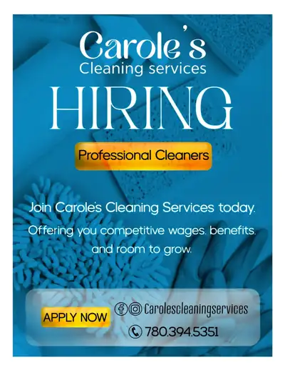 Looking for a Rewarding Cleaning Job. Look no Further, View more