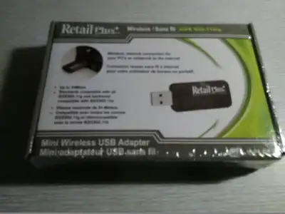 Retail Plus Mini wireless usb adapter-NEW sealed, View more