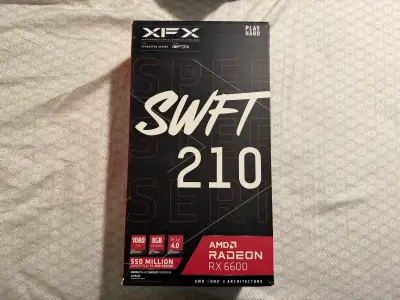 Bought it half a year ago, and just upgraded XFX VGA 8GB RADEON RX6600 SWFT210 CORE GAMING 3xDP/H SP...