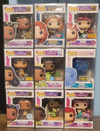 Funko Pop Pocahontas Merida Tiana Ariel Disney Princess Exclusiv