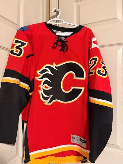 2 flames jerseys mens medium $120 for both OBO!
