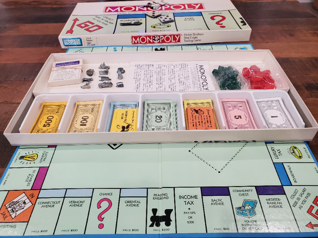 Vintage Parker Brothers MONOPOLY Board Game in Arts & Collectibles in Edmonton - Image 2