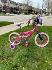 Barbie bike 14” wheels