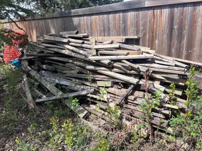 Free pressure treated wood and pallets