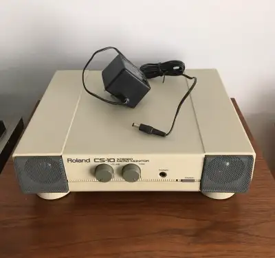 Vintage Roland CS-10 Stereo Micro Monitor Computer Speaker, View more