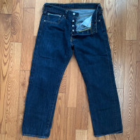 LEVI’S 501 Button Fly 32x30 (32x28) Men’s Denim Jeans