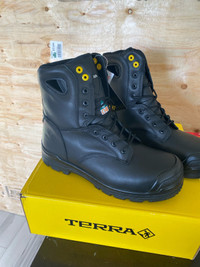Size 10 Terra Men's 8 Inch Paladin Water Repellent Work Boot 