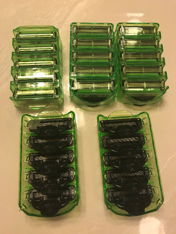 Rexall 3 blade razor blade refill -5 sets (5 per) for $20 total in Health & Special Needs in City of Toronto - Image 2