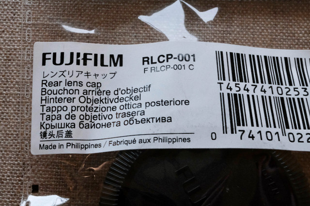 Fujifilm RLCP-001 Rear lens cap (for all Fuji X-mount lenses) in Cameras & Camcorders in Victoria - Image 3