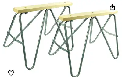 Prograde Canada Set of 2 Wood Top Sawhorses, View more