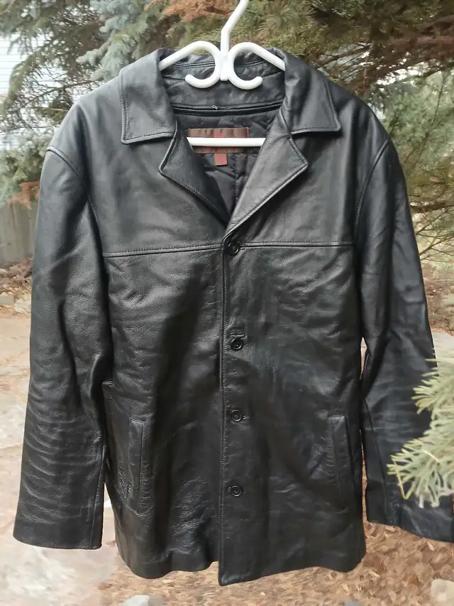 Leather Jacket Danier Men Size XL in Men's in Calgary - Image 3